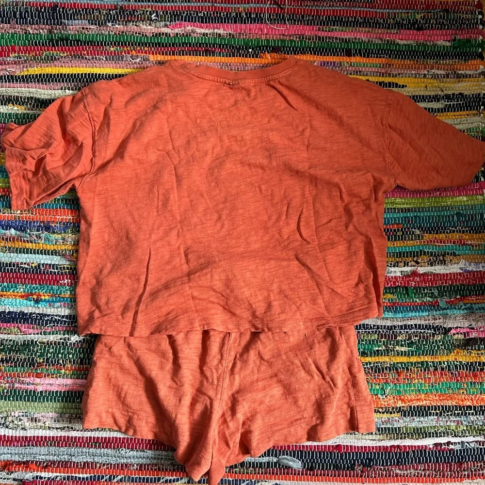Universal Thread Burnt Orange Lounge Tee and Shorts Set M/S - Picture 7 of 7